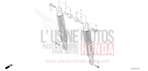 REAR CUSHION SH125ADR de 2024